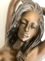 Bronzefigur - Bronze Akt von Raymondo signiert auf Bronzeplatte – Bild 11