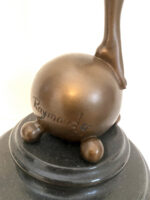 Bronzeskulptur Bronze Akt von Raymondo mit Künstlersignatur auf Marmorsockel – Bild 12