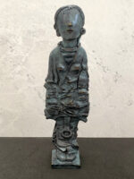 Bronze Skulptur im modernen Wohnraum