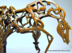Surrealistisches Bronze Pferd El Caballo signiert Raymondo – Bild 2