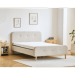 Premium Christian Bett in beige 180x200 cm inkl. Lattenrost und Matratzen – Bild 2