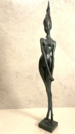 Akt Bronzefigur von Milo Bronzefigur 93 cm hohe Skulptur signiert Milo – Bild 3