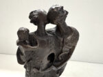 Abstrakte Bronzeskulptur auf Marmorsockel – handgefertigt im Wachsausschmelzverfahren – Bild 9
