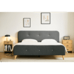 Christian Bett in grau 180x200 cm inkl. Lattenrost und Matratzen – Bild 3