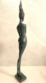 Akt Bronzefigur von Milo Bronzefigur 93 cm hohe Skulptur signiert Milo – Bild 4