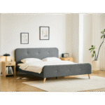 Premium Christian Bett in grau 180x200 cm inkl. Lattenrost und Matratzen – Bild 2