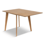 Ezra - Klapptisch aus Eiche mit Verlängerungsplatten aus lackiertem Eichenfurnier - 80/120 x 80 cm – Bild 5