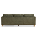 Ellis - Rechts- und linkswendbares Sofa mit Chaiselongue, grüner Samt - L: 215 x T: 82 x H: 78 cm – Bild 10