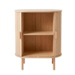 Penelope Schrank mit Rolltüren in Eiche - 70x40x85 cm – Bild 2