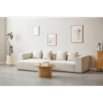 Hailey - Modulsofa mit Récamiere in Beige, 2 Elemente L: 294 X T: 148 X H: 65 cm – Bild 5