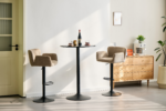 Alya Bartisch schwarz Ø70 cm – Bild 3