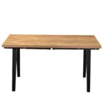 Madelina - Esstisch aus Eichenfurnier mit Fischgrätenmuster - 150cm x 90cm – Bild 3