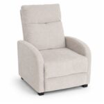 Silas Sessel in Beige mit Kippfunktion und Beinstütze