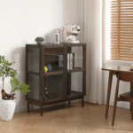Havanna Vitrine in Räuchereiche mit 2 Türen - 110x40x100 cm – Bild 3