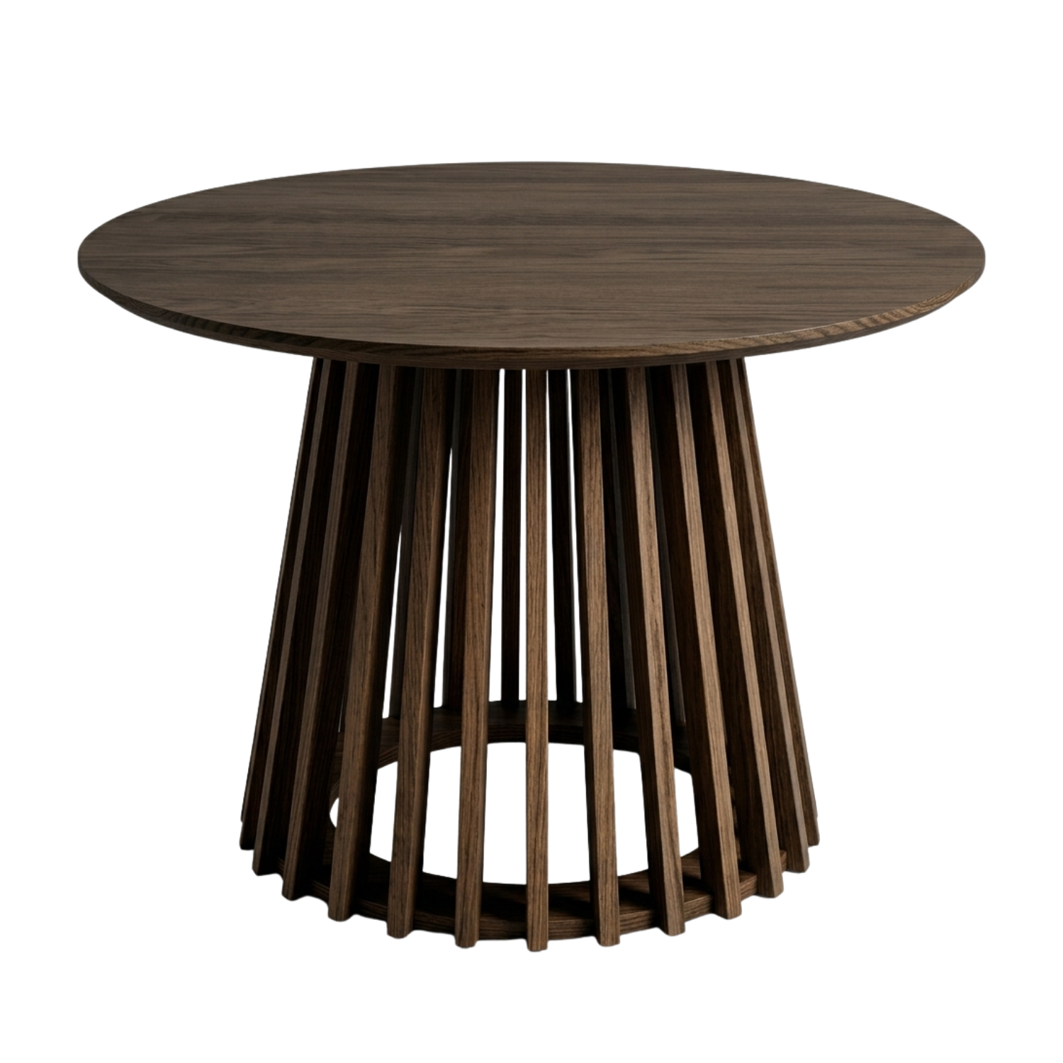 27f3b14fb13af39f649b6700f328d4d3 Harris runder Couchtisch in Räuchereiche - Ø70 cm – Bild 1