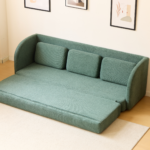 Katarina klappbares Schlafsofa grün L: 217 x T: 77/145 x H: 75 cm – Bild 3