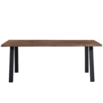 Molly Massivholztisch - 200x95 cm - Räuchereiche (Vorbereitet für Ansteckplatten) – Bild 2