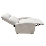 Silas Sessel in Beige mit Kippfunktion und Beinstütze – Bild 2