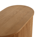 Florence Jalousieschrank mit Lamellen in Eiche 70x40x85 cm – Bild 10