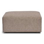 Emilia Pouf in Sand L: 79 x T: 79 x H: 39 cm