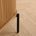 Florence Jalousieschrank mit Lamellen in Eiche 70x40x85 cm – Bild 9