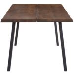 Molly Massivholztisch - 240x95 cm - Räuchereiche (Vorbereitet für Ansteckplatten) – Bild 3