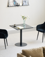 Stacey Cafétisch - 70 x 70 cm - Schwarz/Schwarz – Bild 5