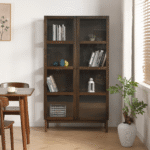 Havanna Räuchereiche Vitrine mit 2 Türen -180x40x100 cm – Bild 2