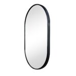 Sofie - Spiegel, Oval mit schwarzem Rahmen 50 x 80 cm – Bild 3