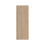 Maise Kommode H:114 x B:65 x T:41 cm mit 5 Schubladen in Eichenoptik – Bild 5