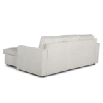 Sinus Schlafsofa mit Chaiselongue und Stauraum in beige, Rechts Und Links Wendbar – Bild 11