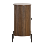 Florence Jalousieschrank mit Lamellen in geräucherter Eiche 70x40x85 cm. – Bild 6
