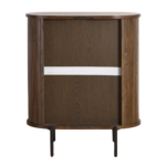 Florence Jalousieschrank mit Lamellen in geräucherter Eiche 70x40x85 cm. – Bild 10