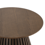 Lewis Lamellen Couchtisch in geräucherter Eiche Ø70 cm – Bild 6