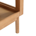 Havana Eiche Glas Anrichte/Schrank mit 3 Türen - 80x40x140 cm – Bild 5