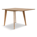 Ezra - Klapptisch aus Eiche mit Verlängerungsplatten aus lackiertem Eichenfurnier - 80/120 x 80 cm – Bild 7