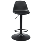 Sandie - Barhocker Drehbar und Höhenverstellbar, Schwarz in Schwarz – Bild 4