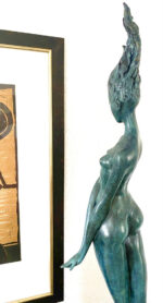 Akt Bronzefigur von Milo Bronzefigur 93 cm hohe Skulptur signiert Milo – Bild 8
