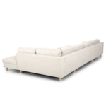 Brandy - U-Sofa - nach links gewendet - beige - mit Chaiselong - L: 360 x T: 211 x H: 78 cm – Bild 6