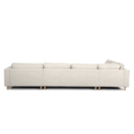 Brandy - U-Sofa - nach rechts gewendet - beige - mit Chaiselong - L: 360 x T: 211 x H: 78 cm – Bild 10