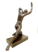 Großer Bronze Akt mit Künstlersignatur signiert LeBao – Bild 4