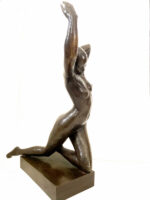 Großer Bronze Akt mit Künstlersignatur signiert LeBao – Bild 2