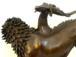 Bronzefigur - Chimäre von Arezzo - in  Bronze auf Marmorsockel – Bild 14