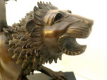 Bronzefigur - Chimäre von Arezzo - in  Bronze auf Marmorsockel – Bild 15