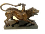 Bronzefigur - Chimäre von Arezzo - in  Bronze auf Marmorsockel – Bild 19