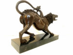 Bronzefigur - Chimäre von Arezzo - in  Bronze auf Marmorsockel – Bild 20