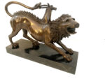 Bronzefigur - Chimäre von Arezzo - in  Bronze auf Marmorsockel – Bild 11