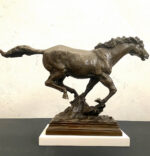 Tierskulptur-Bronzefigur-Pferd in Bronze nach Pierre Jules Mene signiert – Bild 9
