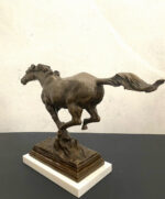 Tierskulptur-Bronzefigur-Pferd in Bronze nach Pierre Jules Mene signiert – Bild 11
