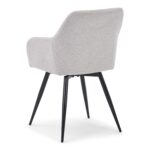 Carlo Armlehnstuhl/Drehstuhl - Beige, mit 360-Grad-Drehfunktion – Bild 2